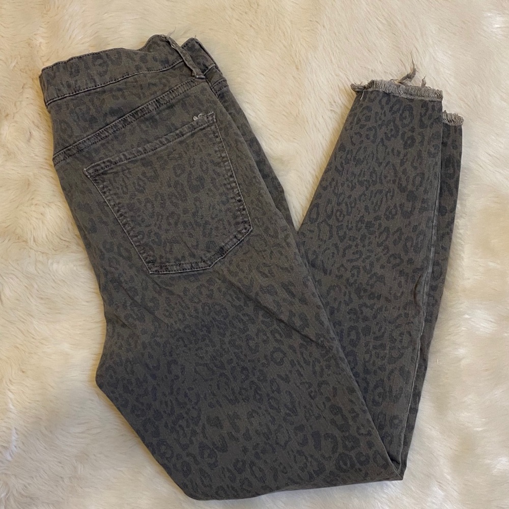 SO Leopard Print Jeans